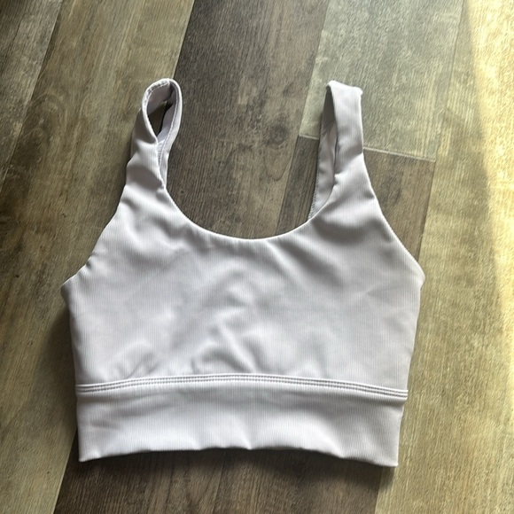 WILO Ribbed Sports Bra in Lilac - Picture 2 of 2